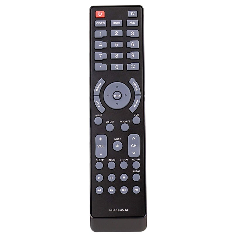 Beyution New NS-RC03A-13 NSRC03A13 Replacement Remote fit for Insignia TV NS-24L120A13 NS-29L120A13 NS-32L120A13 NS-32L121A13 NS-32D120A13 NS-24L240A13 NS-32L240A13 NS-39L240A13 NS-40L240A13 NS-46L240A13 - Image 1